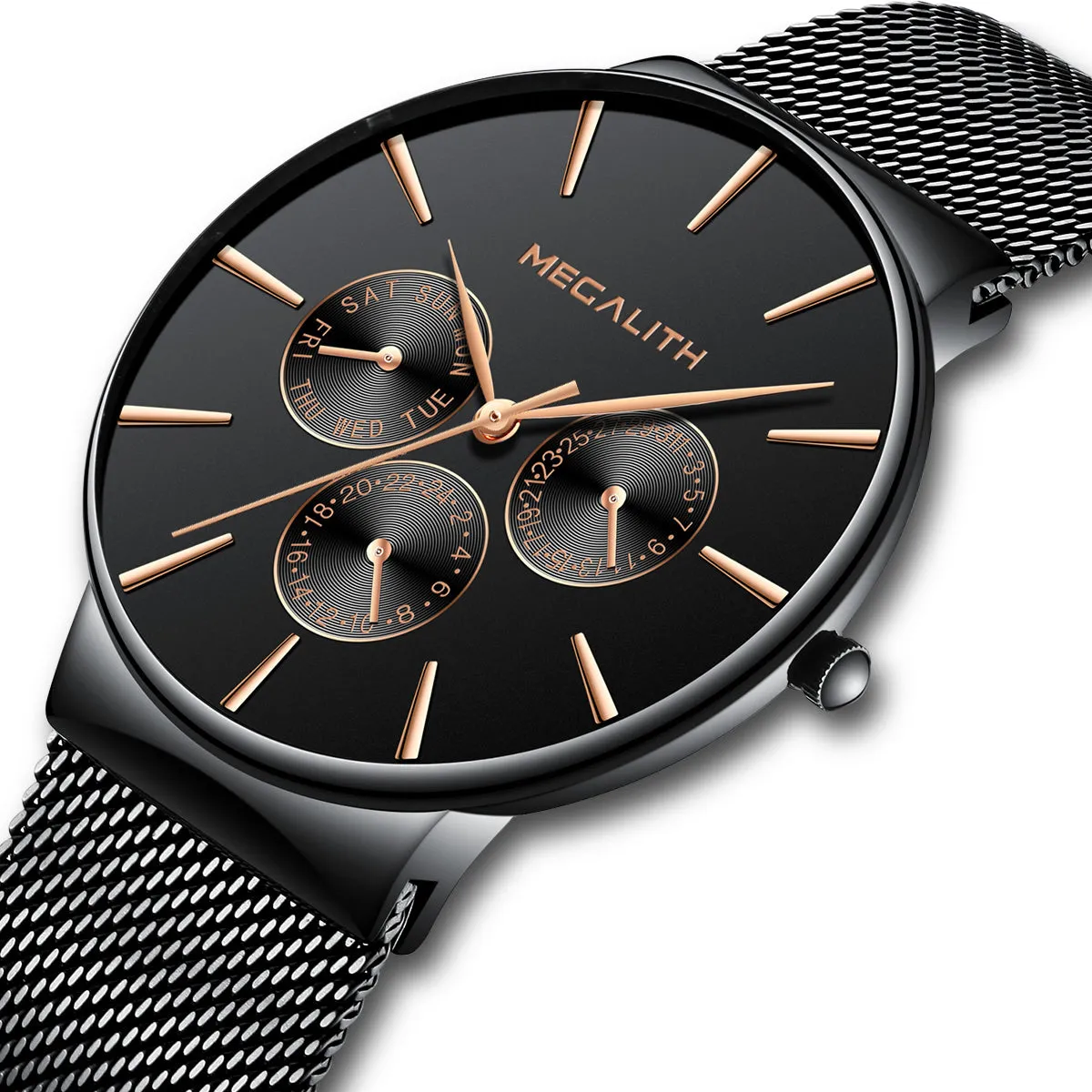 0047M | Quartz Men Watch | Mesh Band