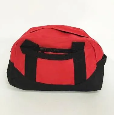 12" Mini Size Two Tone Duffle Bag