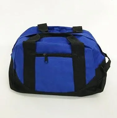 12" Mini Size Two Tone Duffle Bag