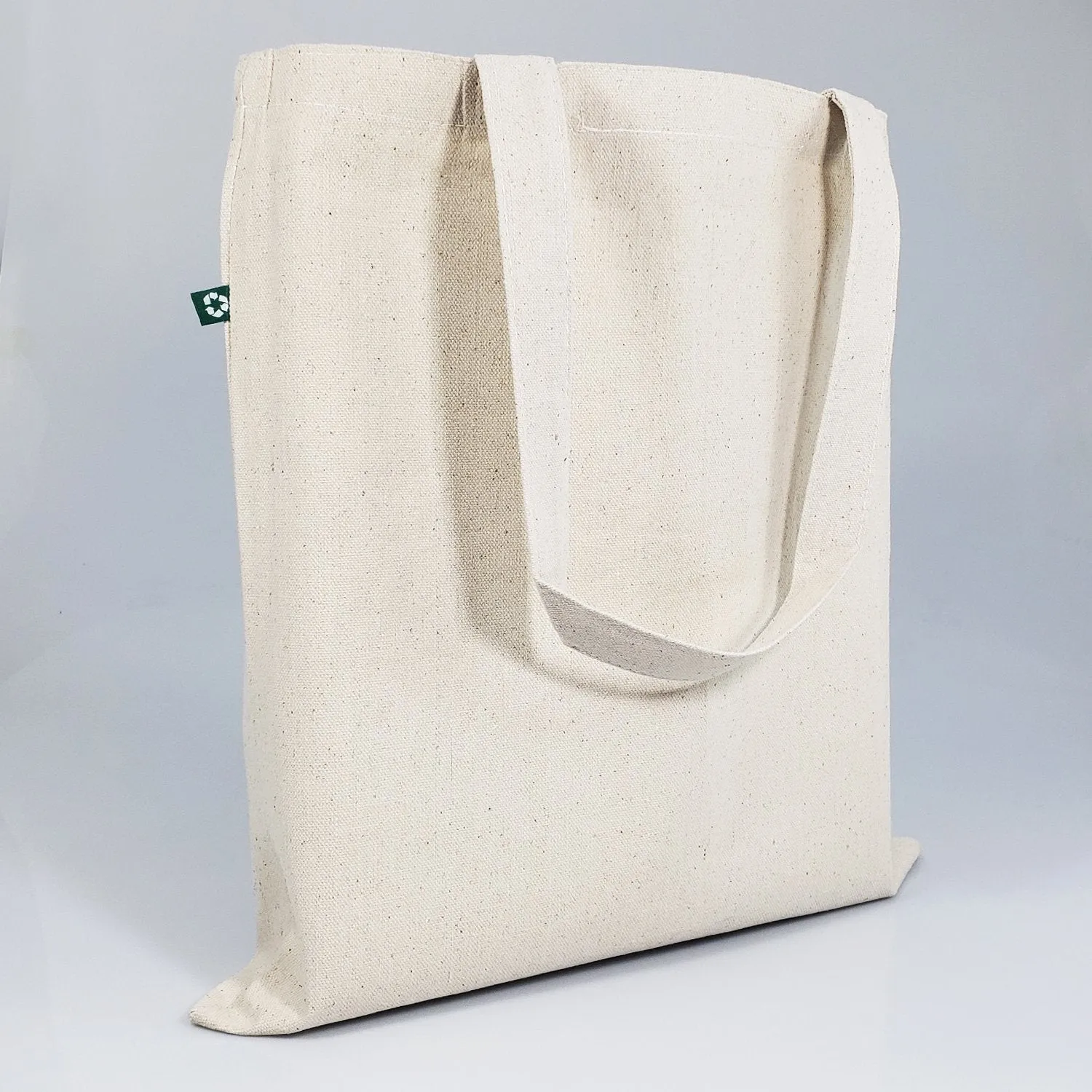 144 ct Eco Friendly Recycled Cotton Canvas Basic Tote Bags - By Case