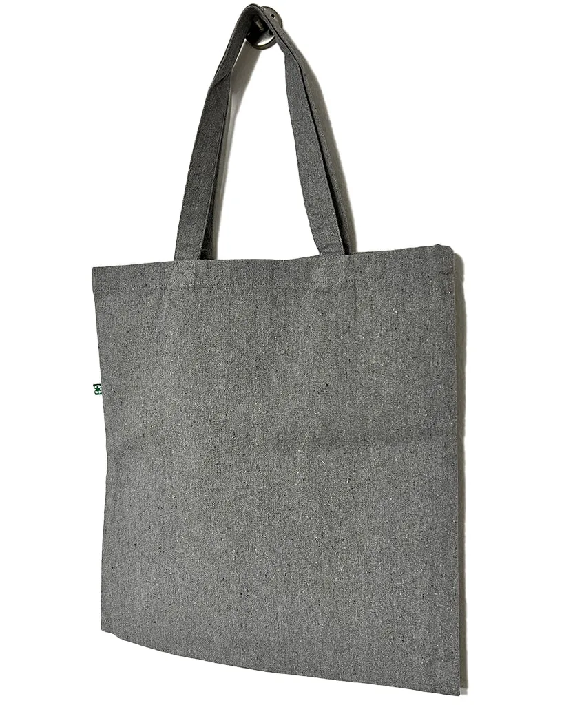 144 ct Eco Friendly Recycled Cotton Canvas Basic Tote Bags - By Case