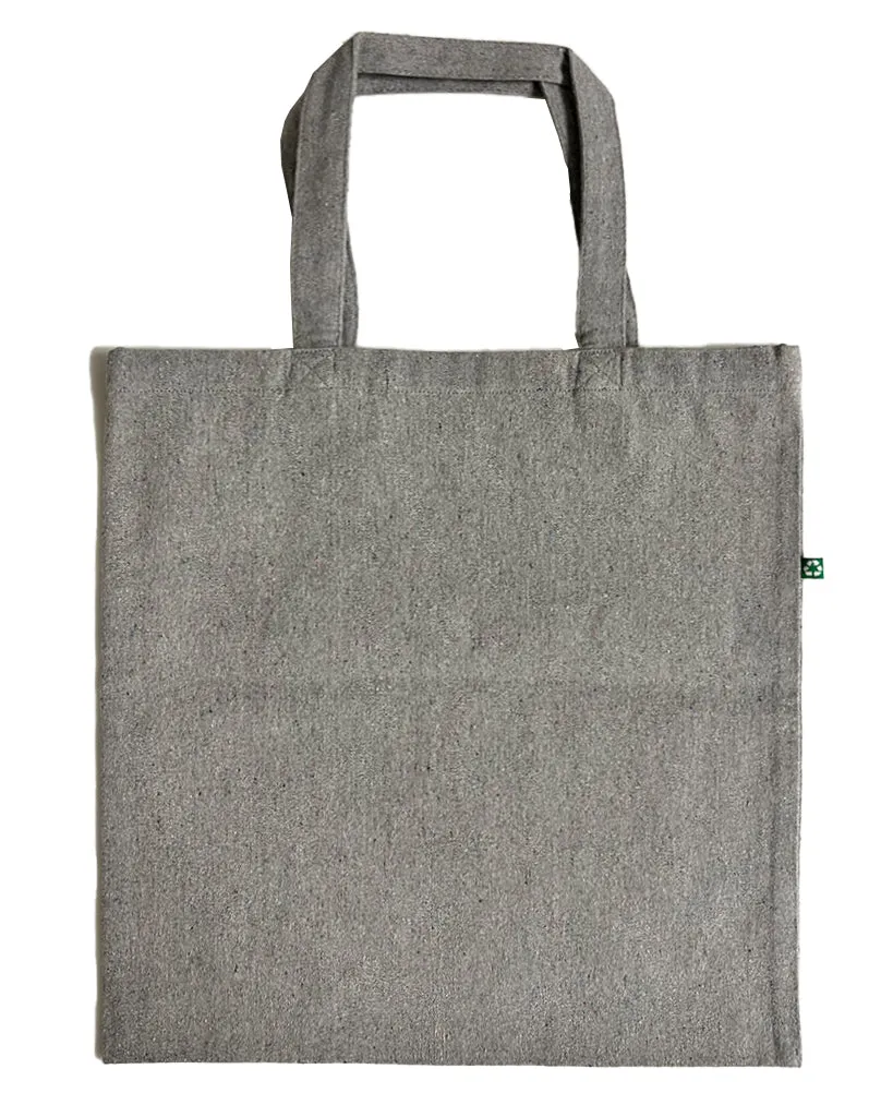 144 ct Eco Friendly Recycled Cotton Canvas Basic Tote Bags - By Case