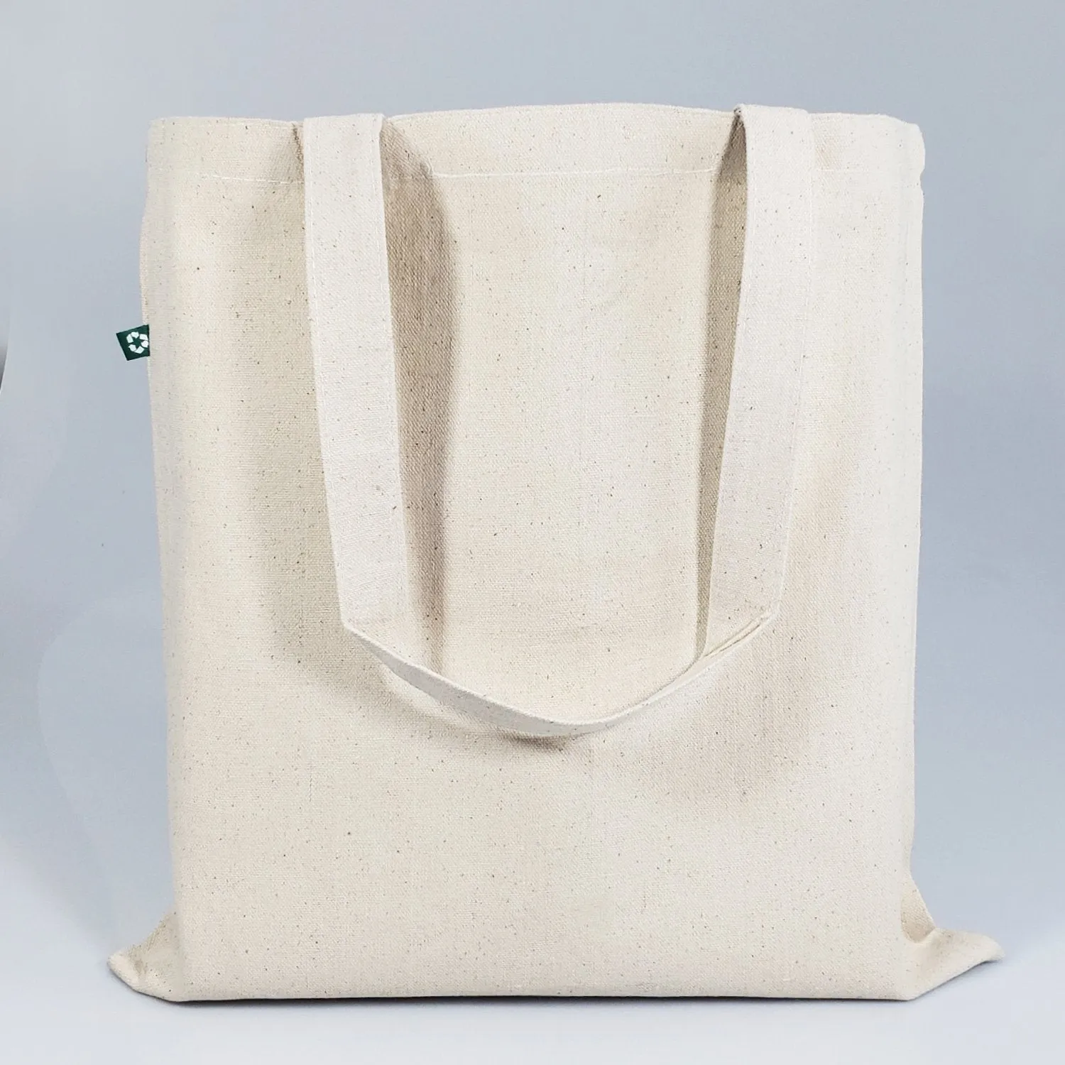 144 ct Eco Friendly Recycled Cotton Canvas Basic Tote Bags - By Case