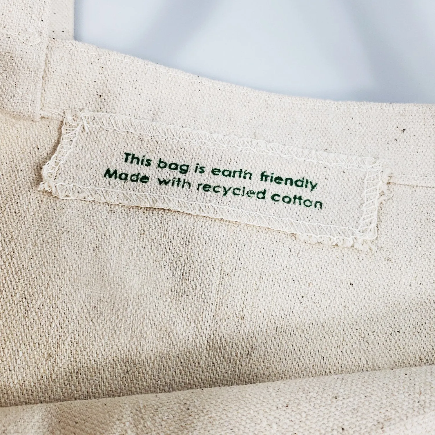 144 ct Eco Friendly Recycled Cotton Canvas Basic Tote Bags - By Case