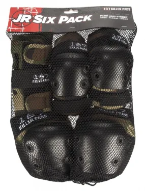 187 Pad Set JR. Six Pack Camo