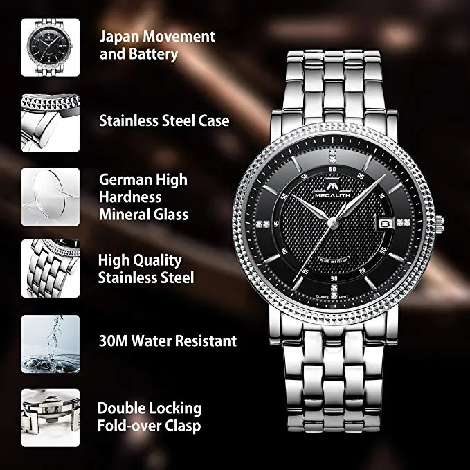 2004M | Quartz Men Watch | Stainless Steel Band