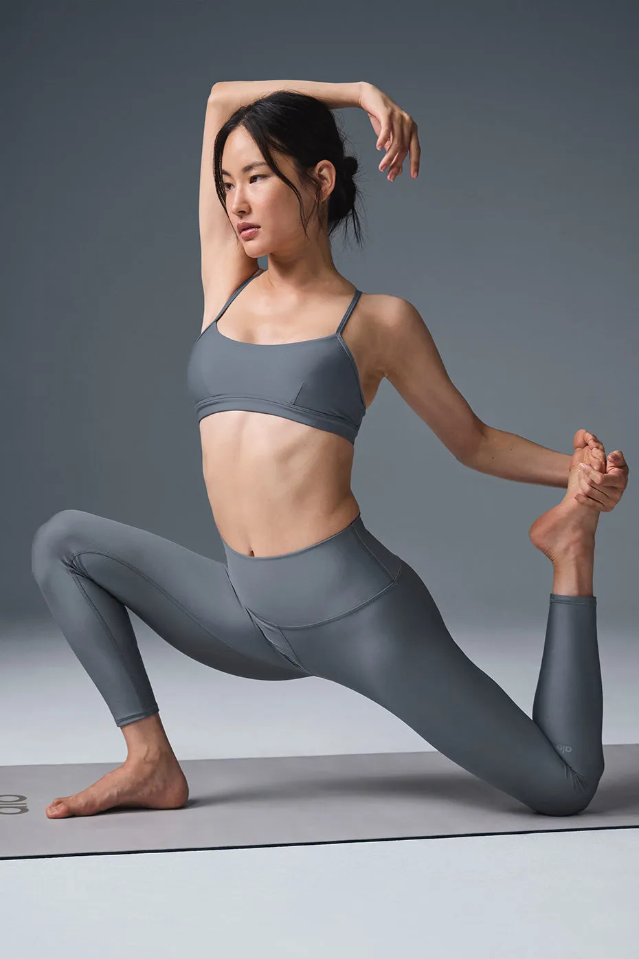 7/8 High-Waist Airlift Legging - Steel Grey