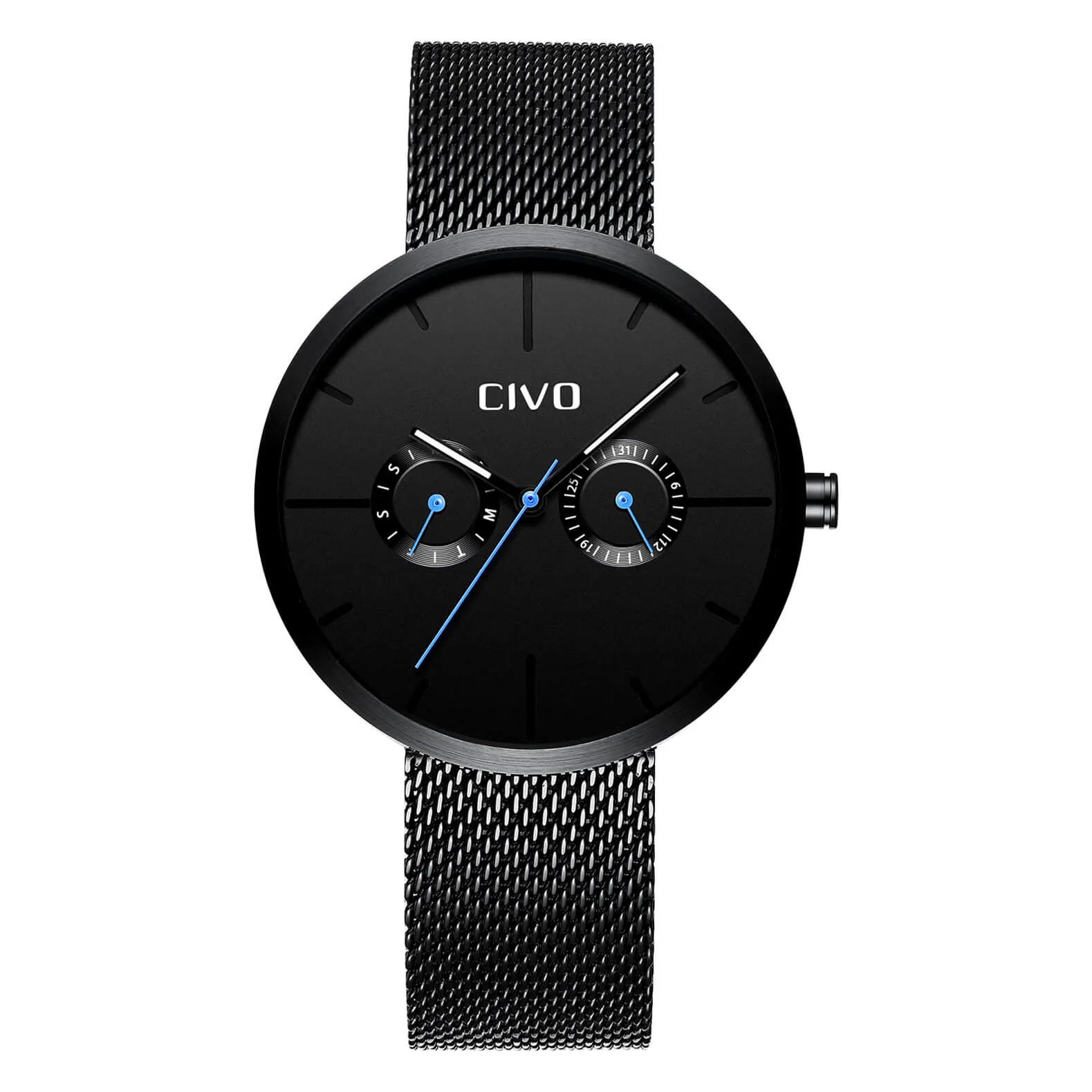 8022C | Quartz Men Watch | Mesh Band