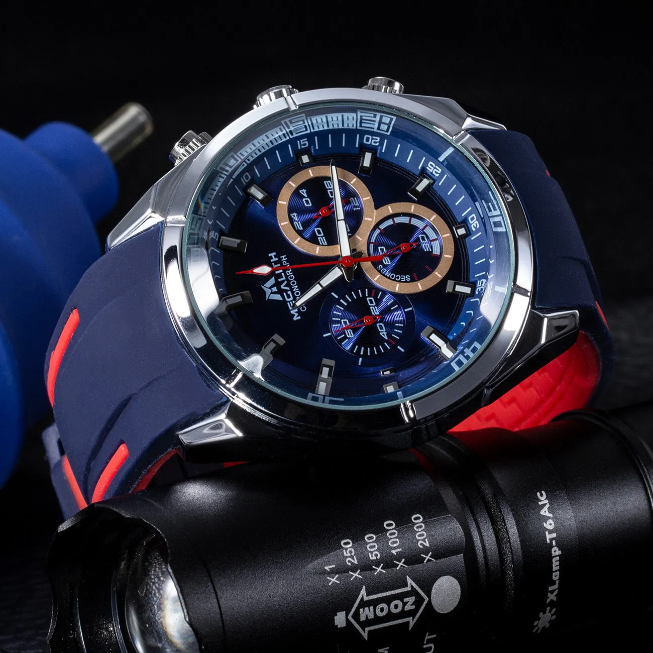 8049M | Quartz Men Watch | Rubber Band