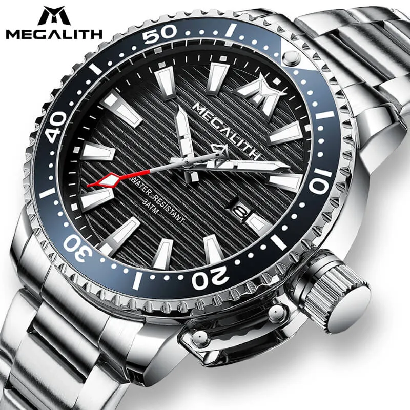 8214M | Quartz Men Watch | Stainless Steel Band