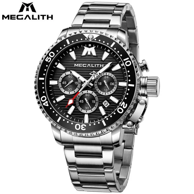 8216M | Quartz Men Watch | Stainless Steel Band