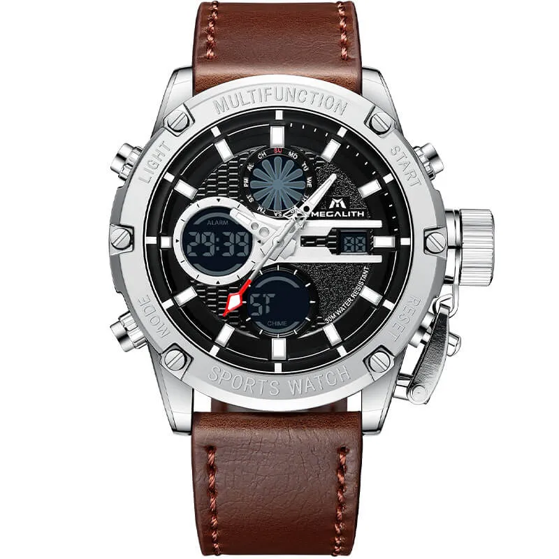 8236M | Quartz Men Watch | Leather Band