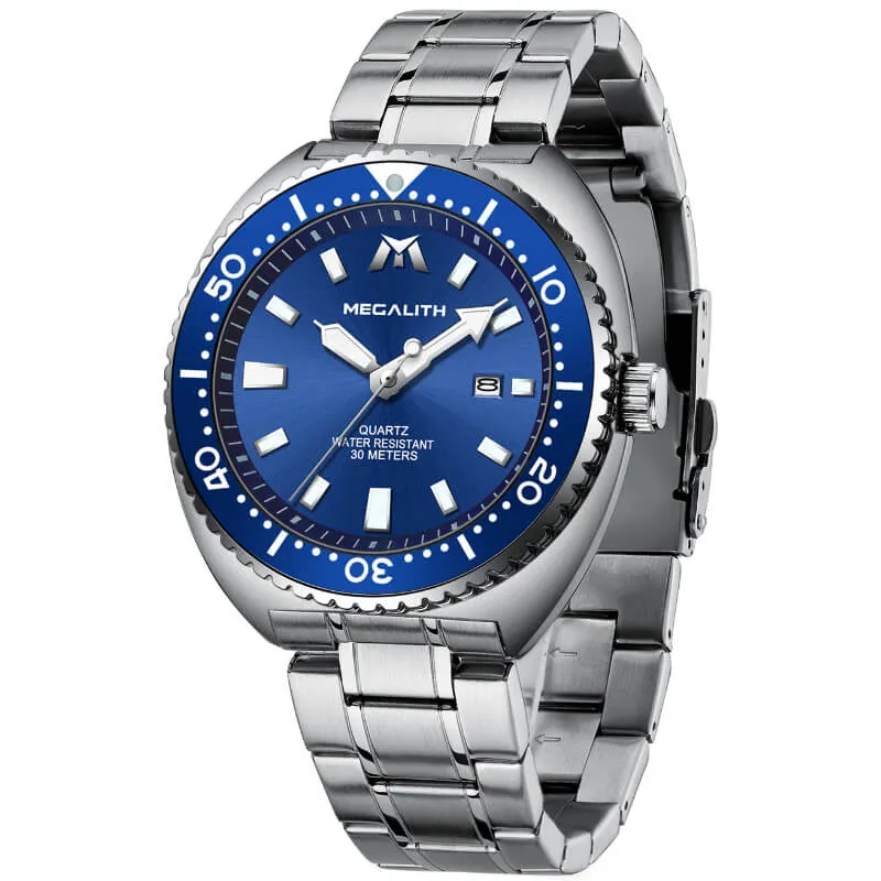 8604M | Quartz Men Watch | Stainless Steel Band