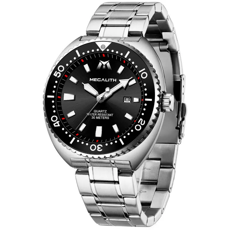 8604M | Quartz Men Watch | Stainless Steel Band