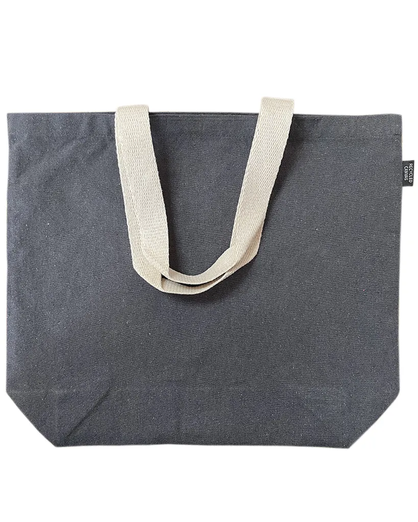 96 ct Large Size Recycled Shopping Tote Bag - By Case