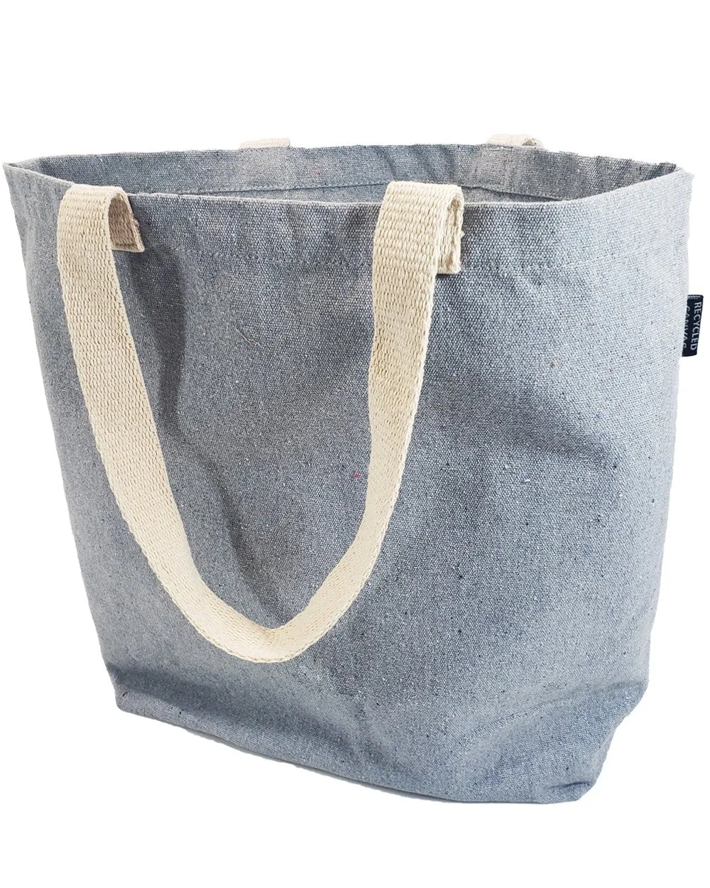 96 ct Large Size Recycled Shopping Tote Bag - By Case