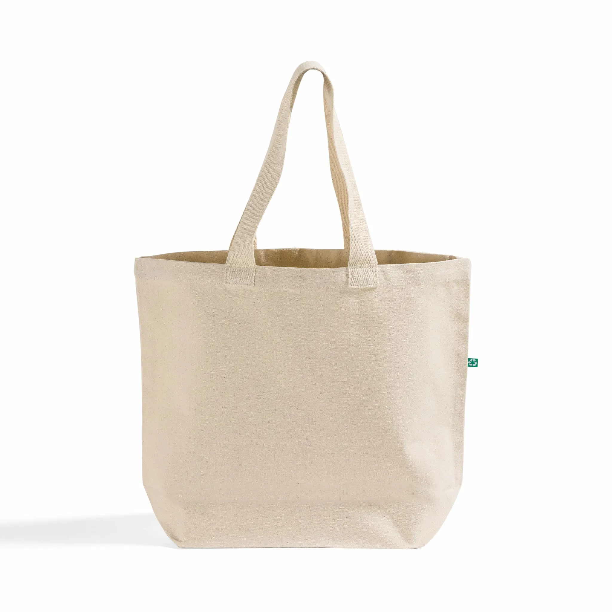 96 ct Large Size Recycled Shopping Tote Bag - By Case