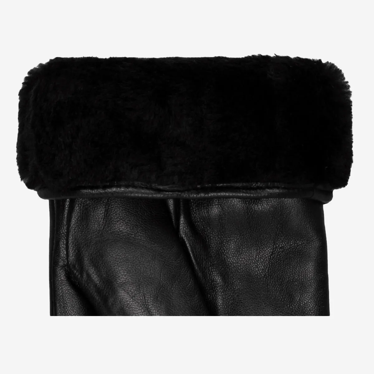 Al Capone – sheepskin leather gloves with luxurious faux fur lining & touchscreen feature