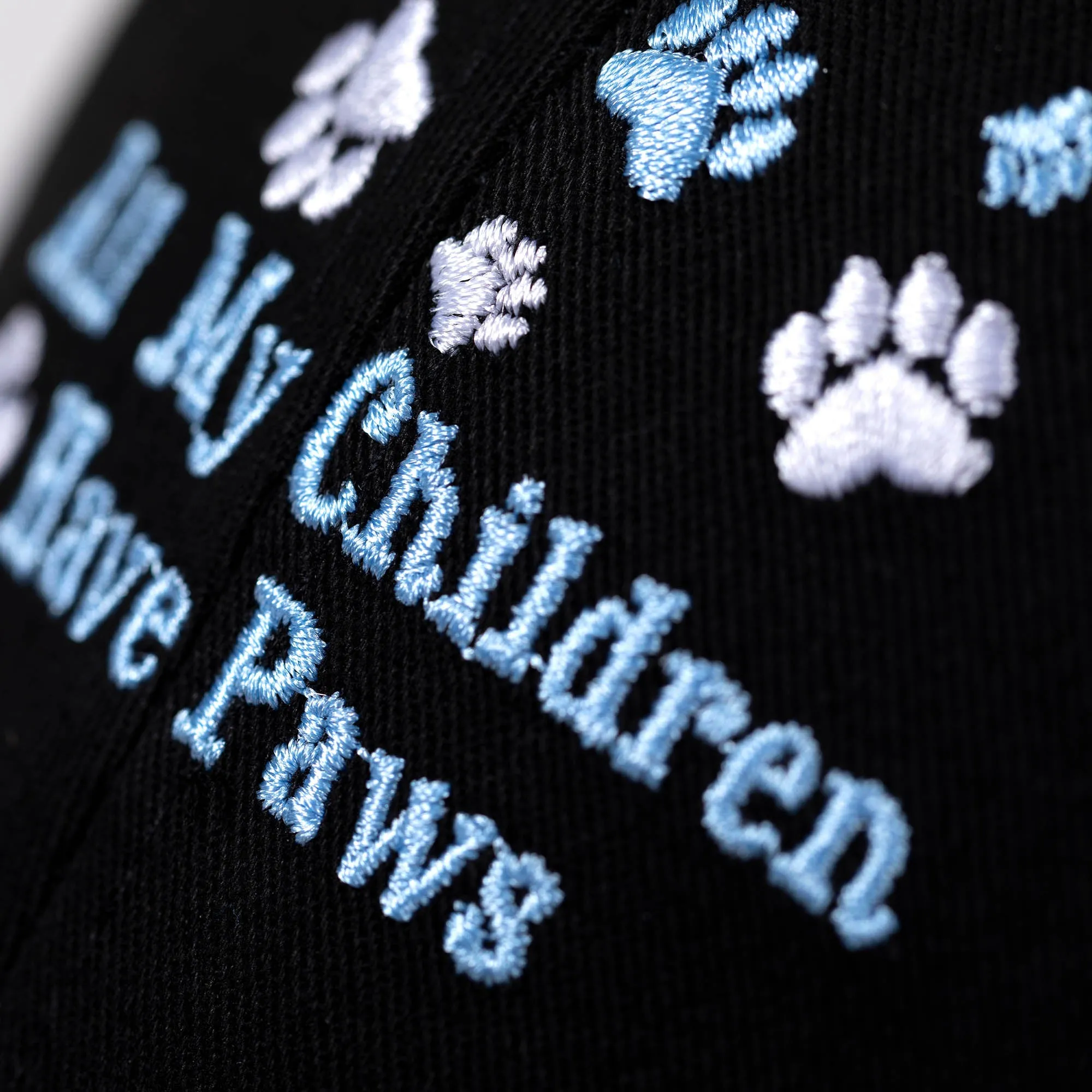 All My Children Have Paws Embroidered Baseball Hat