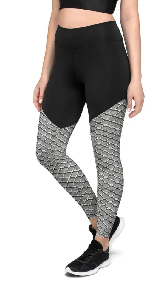 Anti Cellulite Pattern Compression Leggings