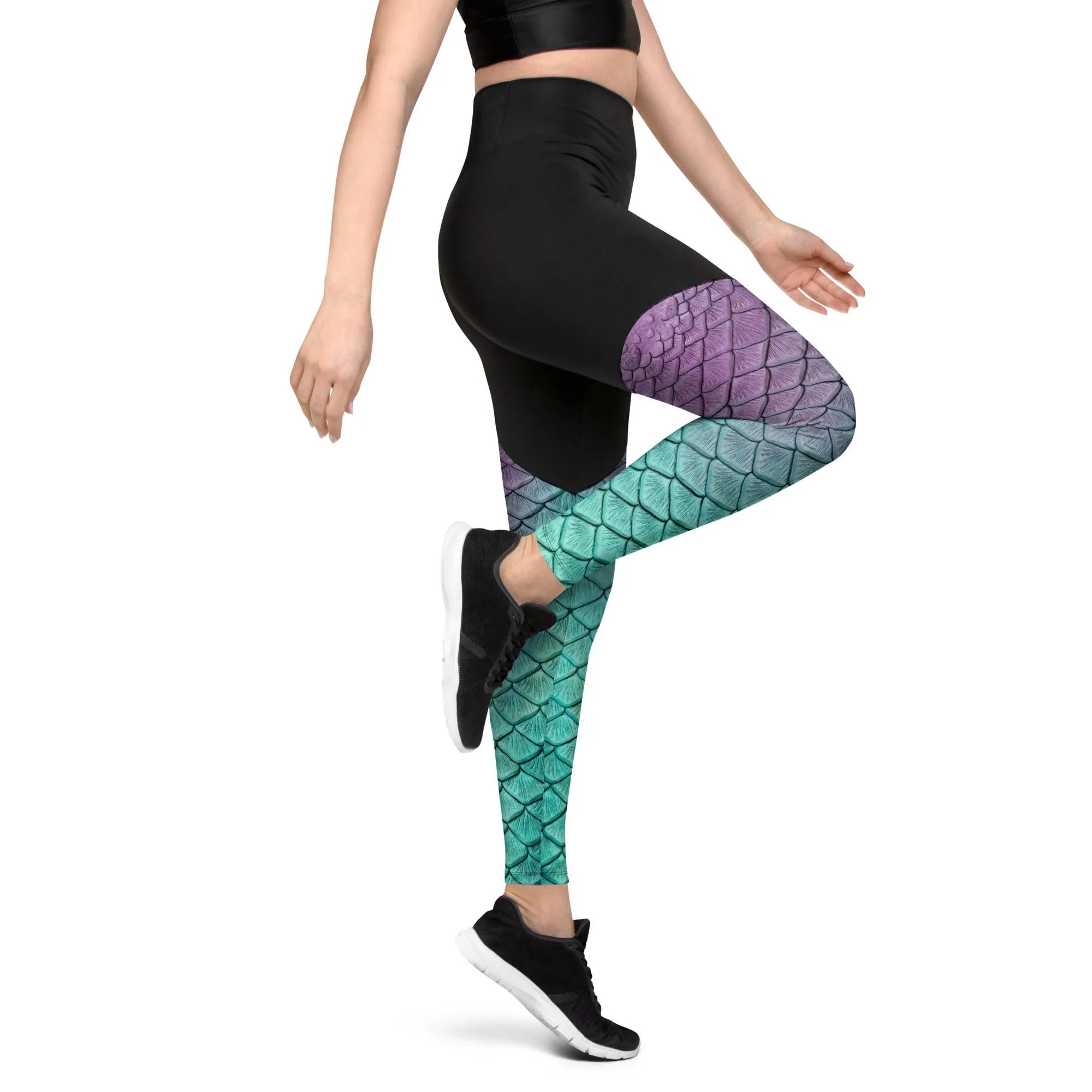 Aqua Fairy Sports Leggings