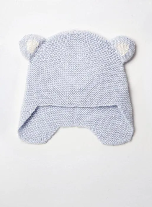 Baby Teddy Hat in Blue