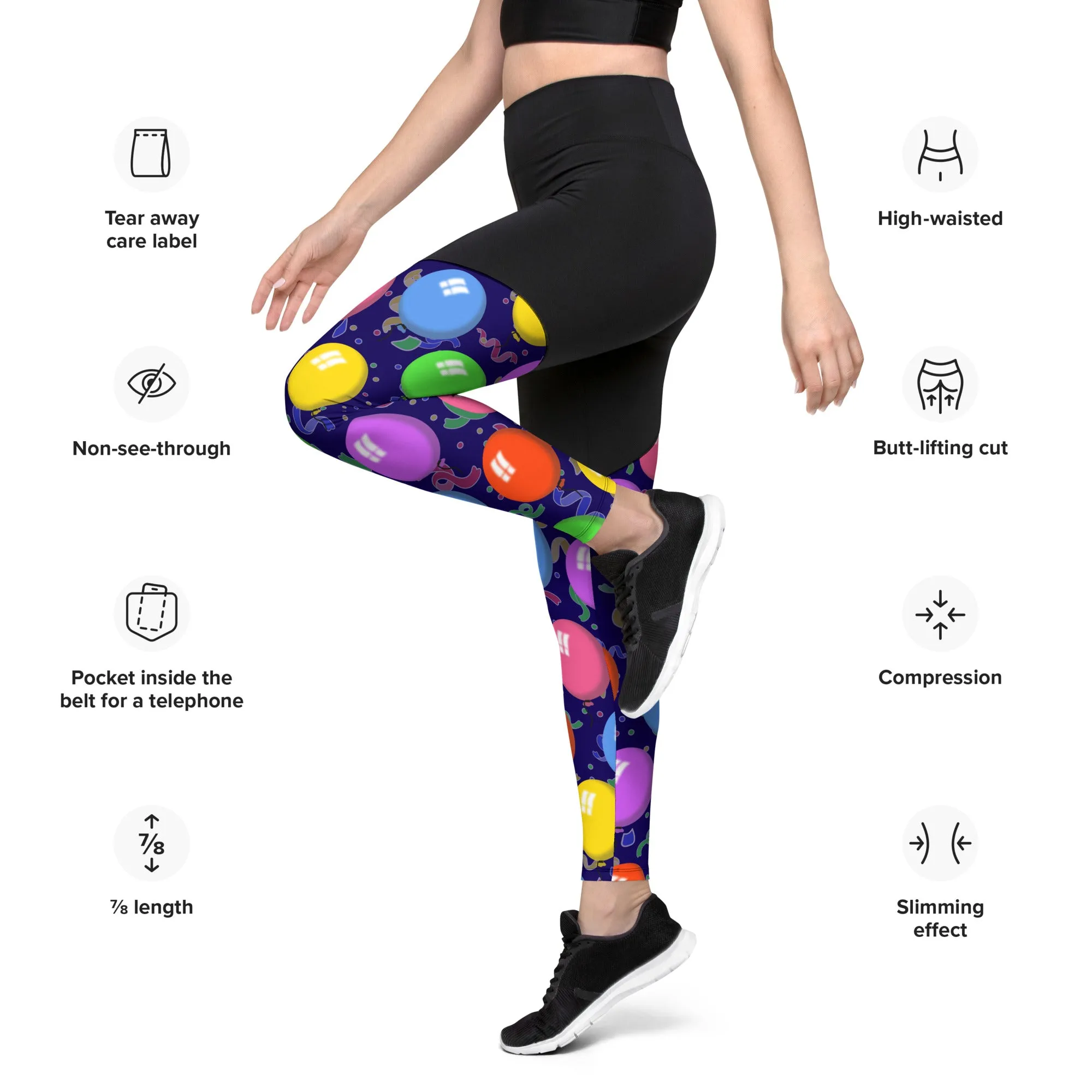 Balloons Compression Leggings