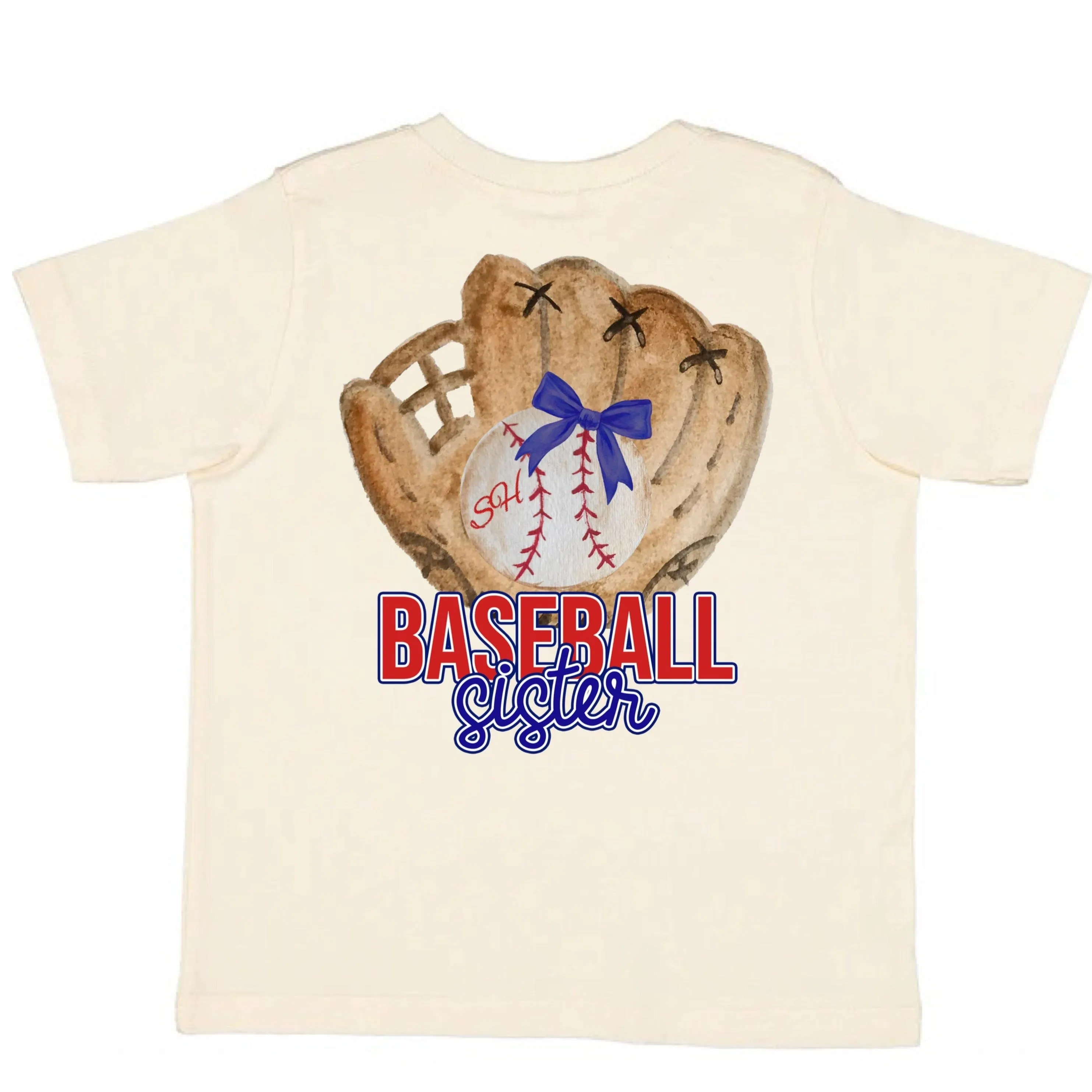 Baseball Sister Short Sleeve Girls Tee