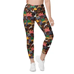 Black History Celebration Leggings With Pockets