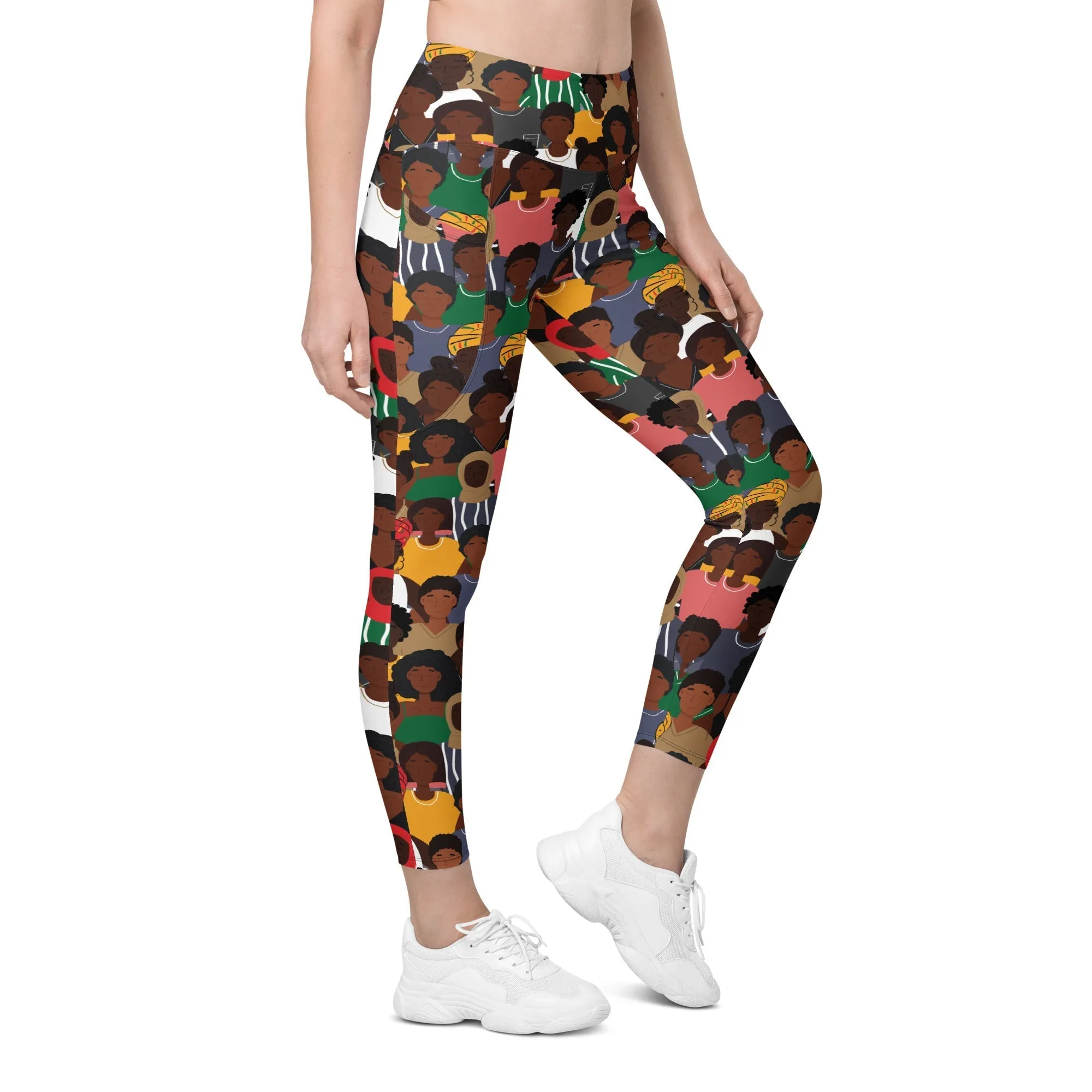 Black History Celebration Leggings With Pockets