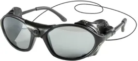 Black - Tactical Wind Guard Sunglasses - Black Lenses