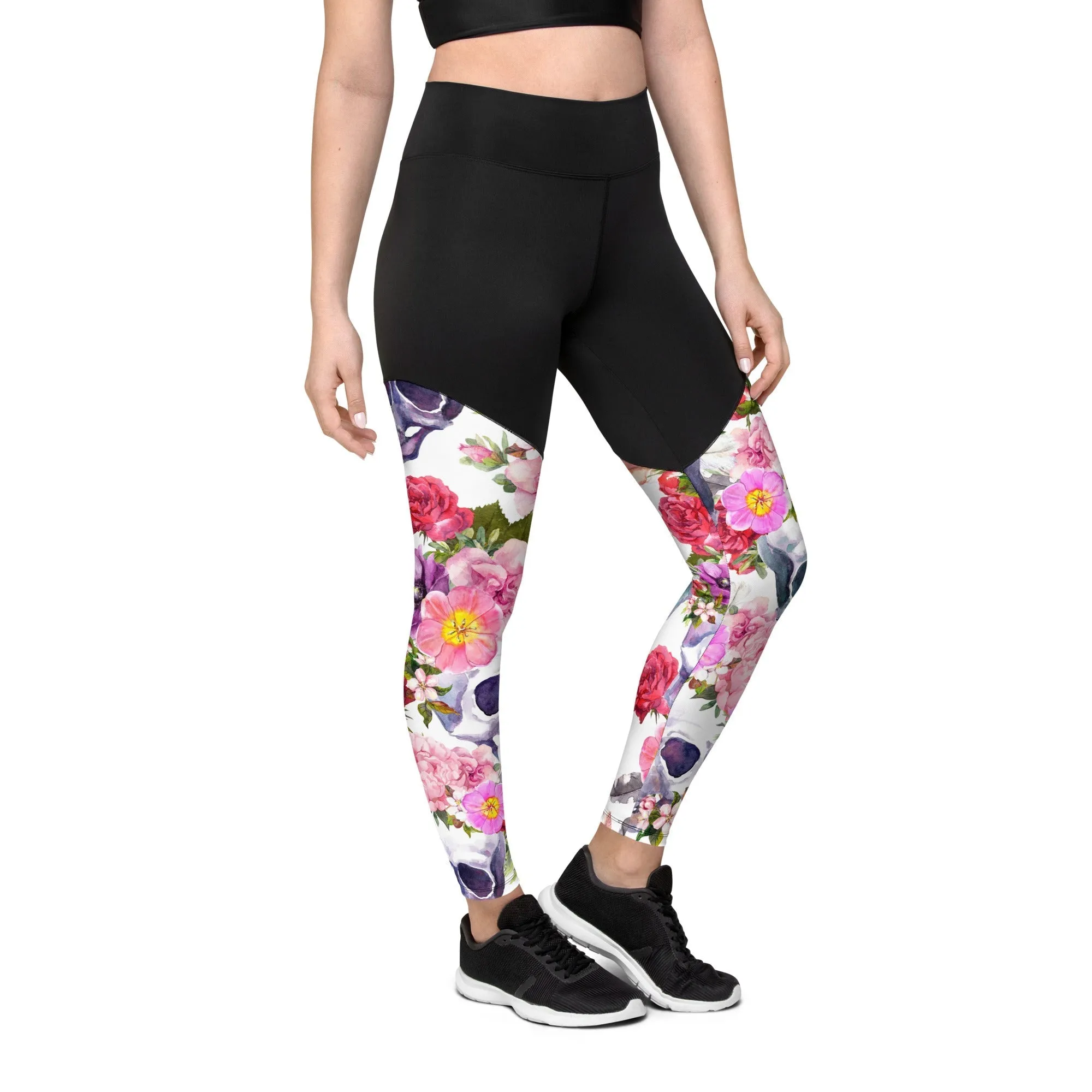 Boho Skull Compression Leggings