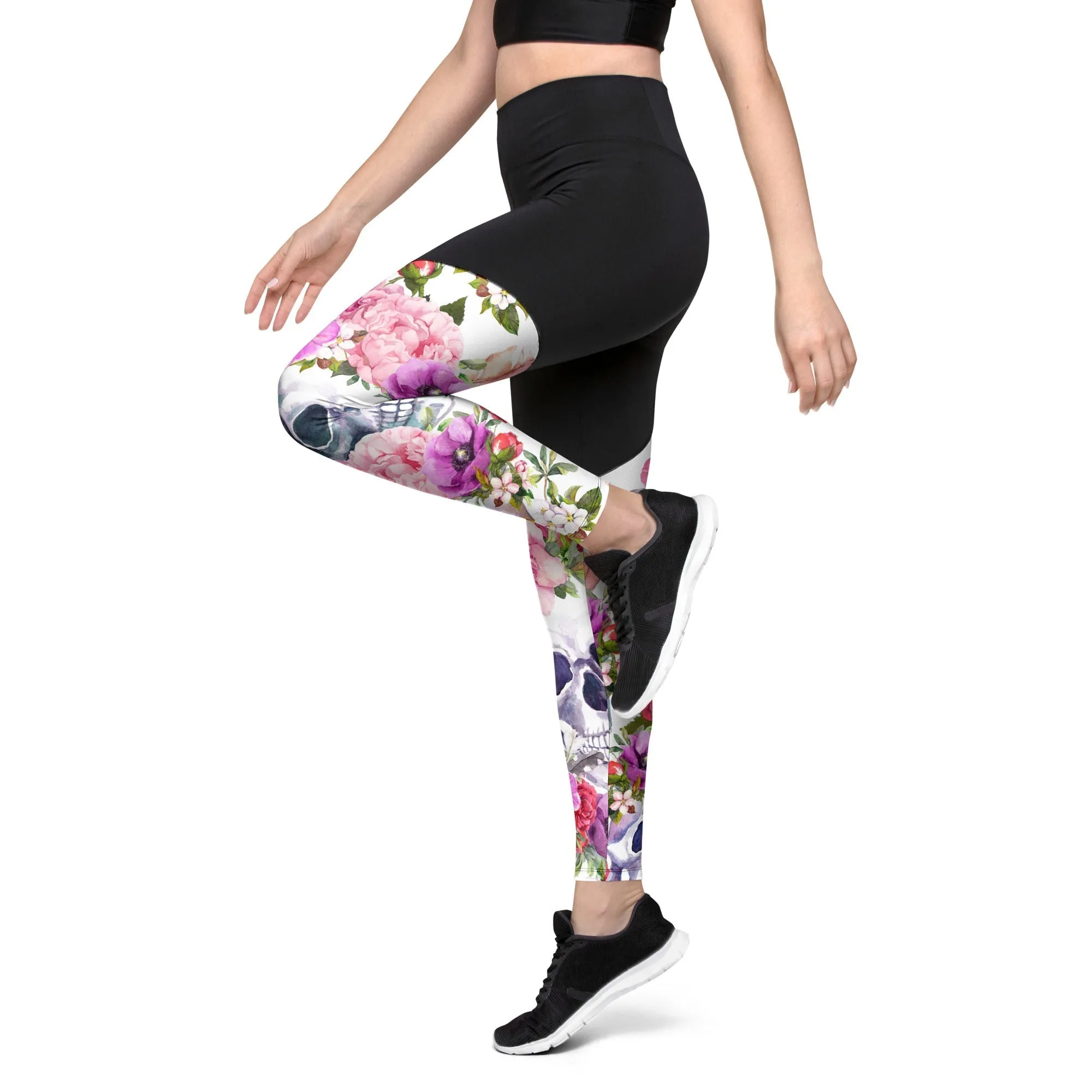 Boho Skull Compression Leggings