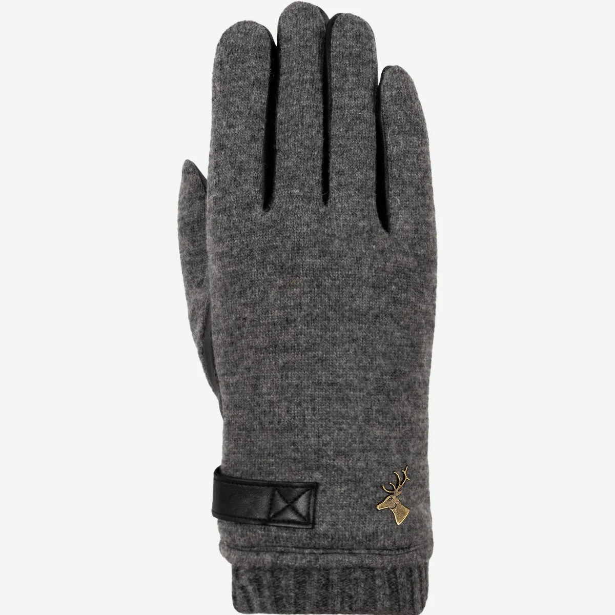 Brody – sheepskin leather gloves with warm fleece lining & touchscreen feature