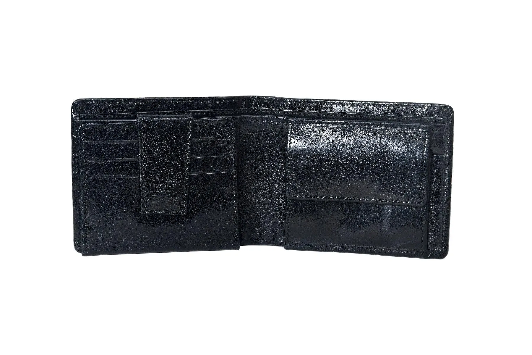 Celtic Black Color Pure Leather Wallet For Men, Art:- LA-1390