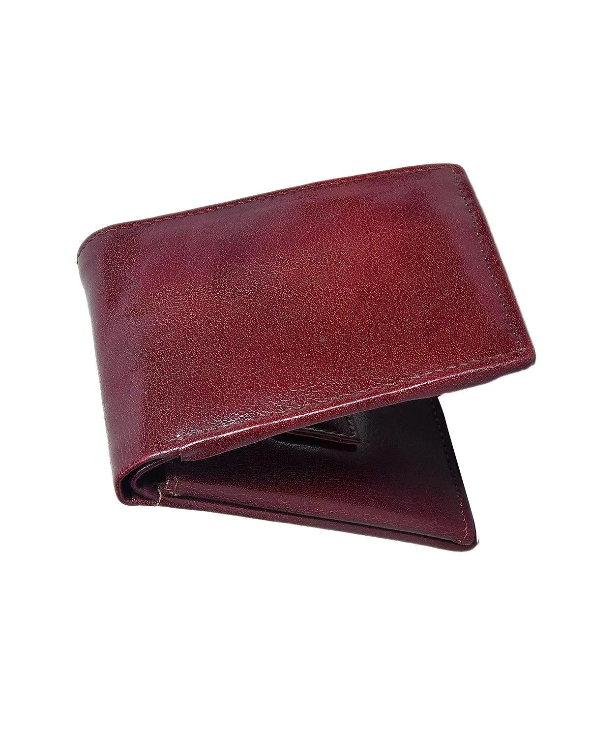 Celtic Burgundy Color Pure Leather Wallet For Men, Art:- LA-1392