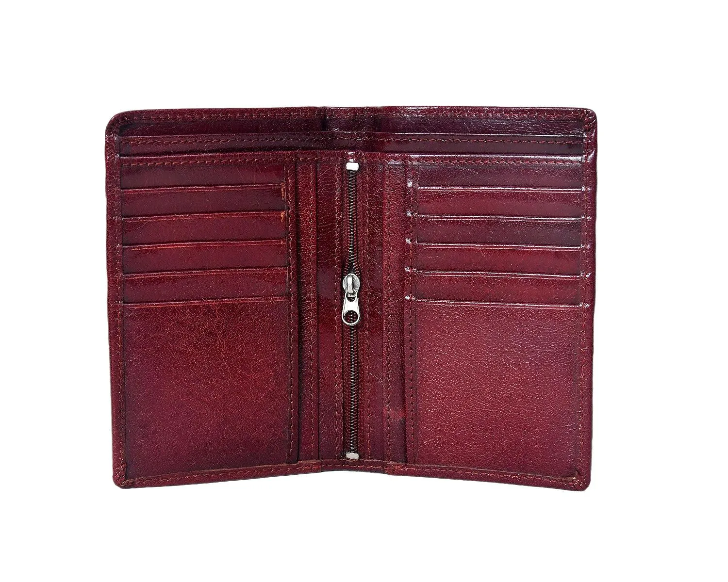 Celtic Burgundy Color Pure Leather Wallet For Men, Art:- LA-1395