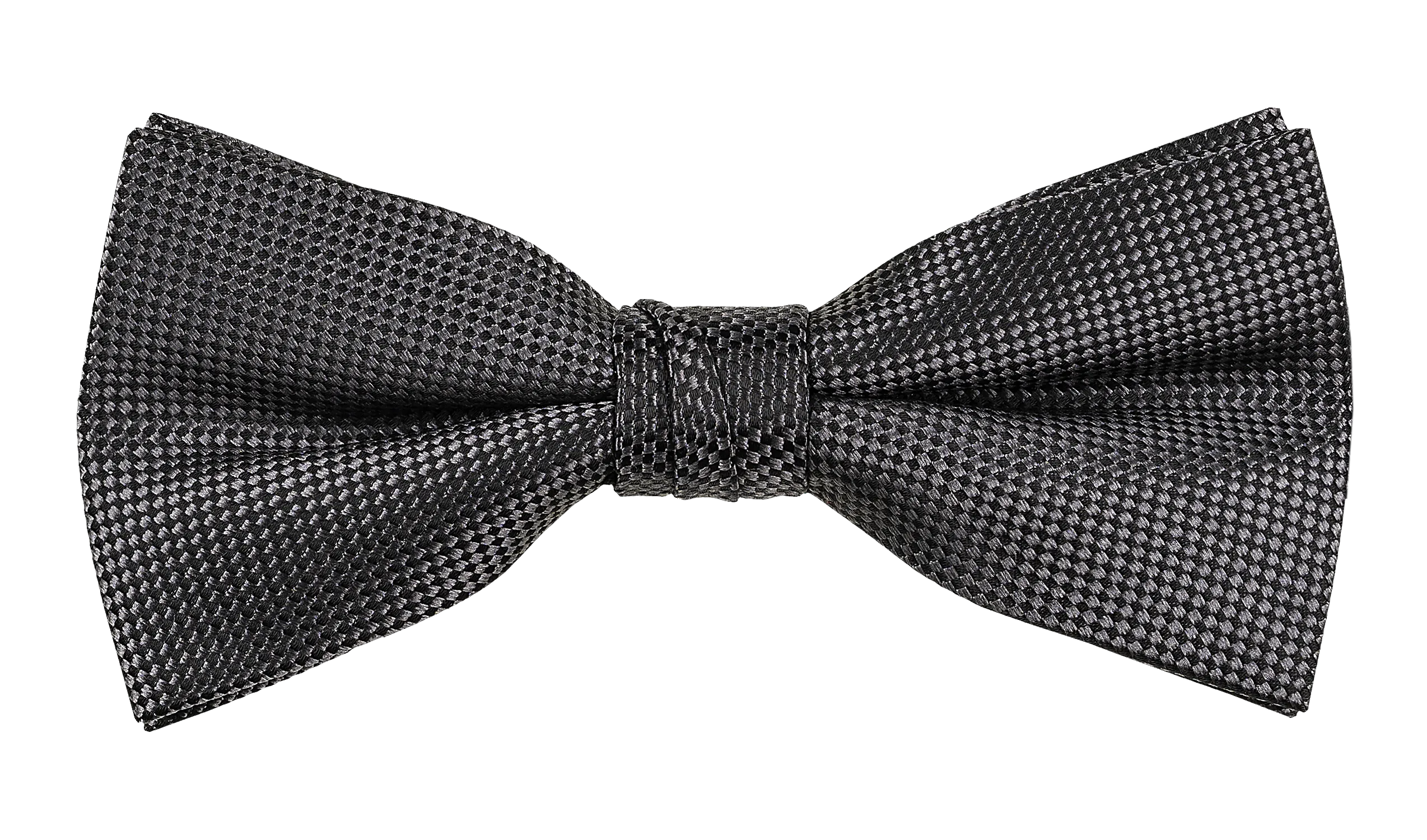 Charcoal Self Pattern Tie, Bow Tie, Handkerchief