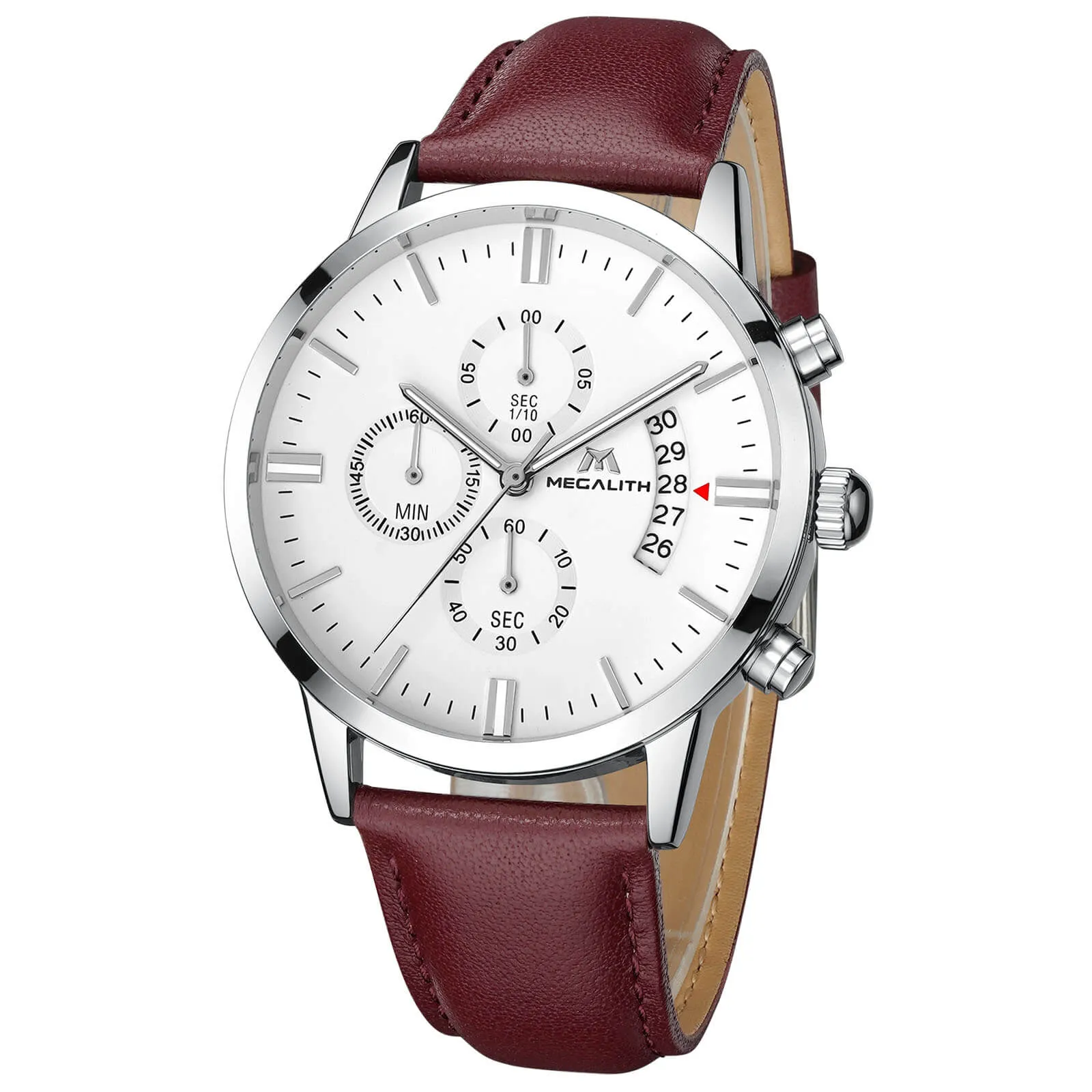 Chronograph Watch | Leather Band | 0105M