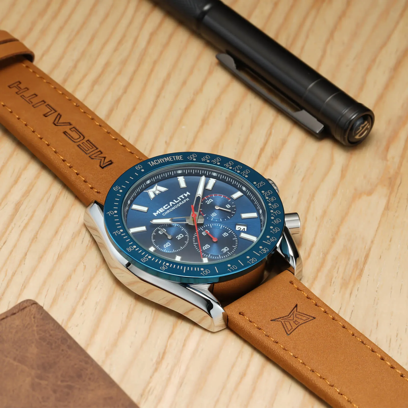 Chronograph Watch | Leather Band | 8274M