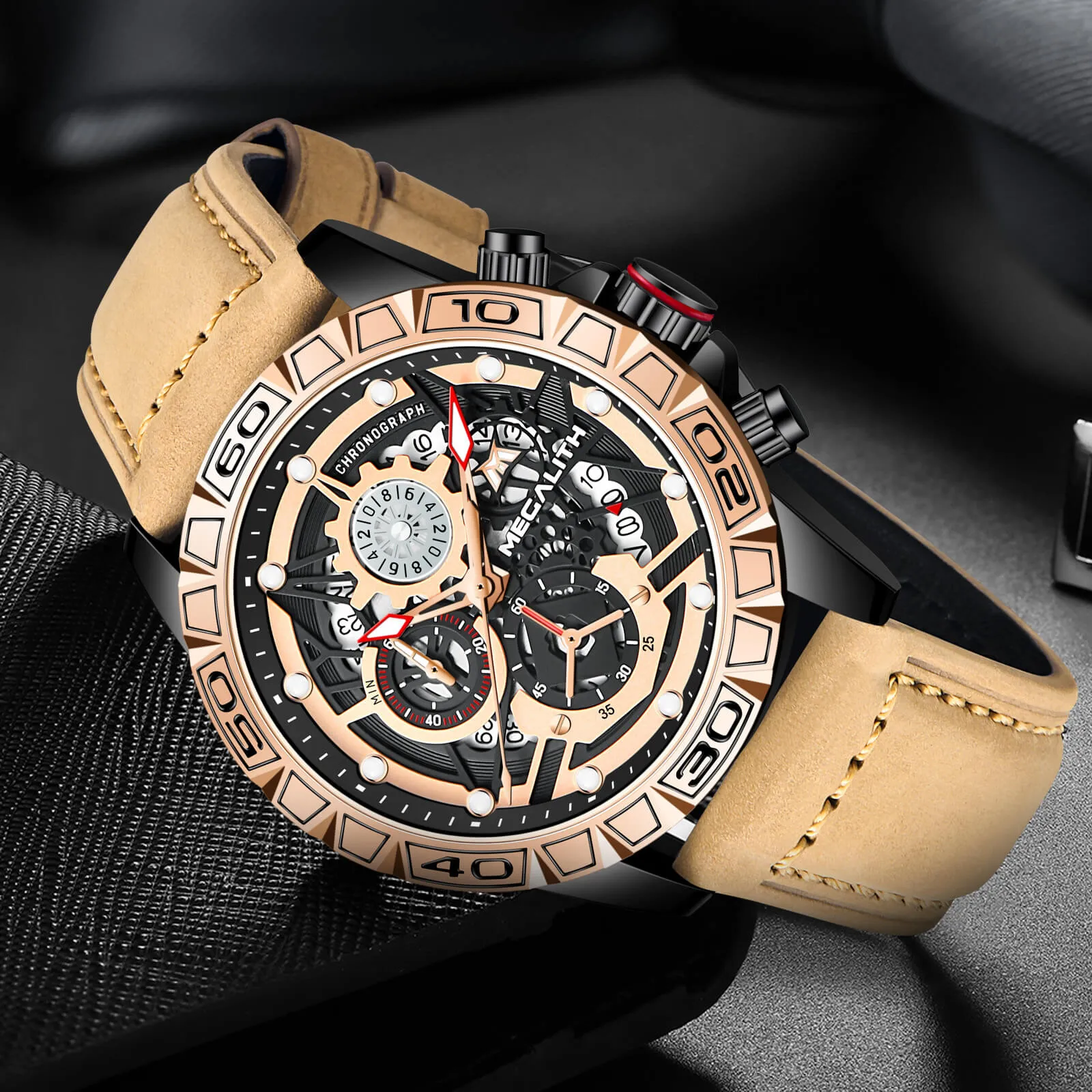 Chronograph Watch | Leather Band | 8275M