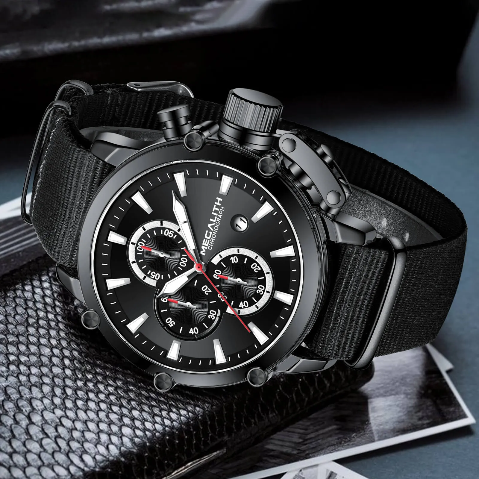 Chronograph Watch | Nylon Band | 8262M