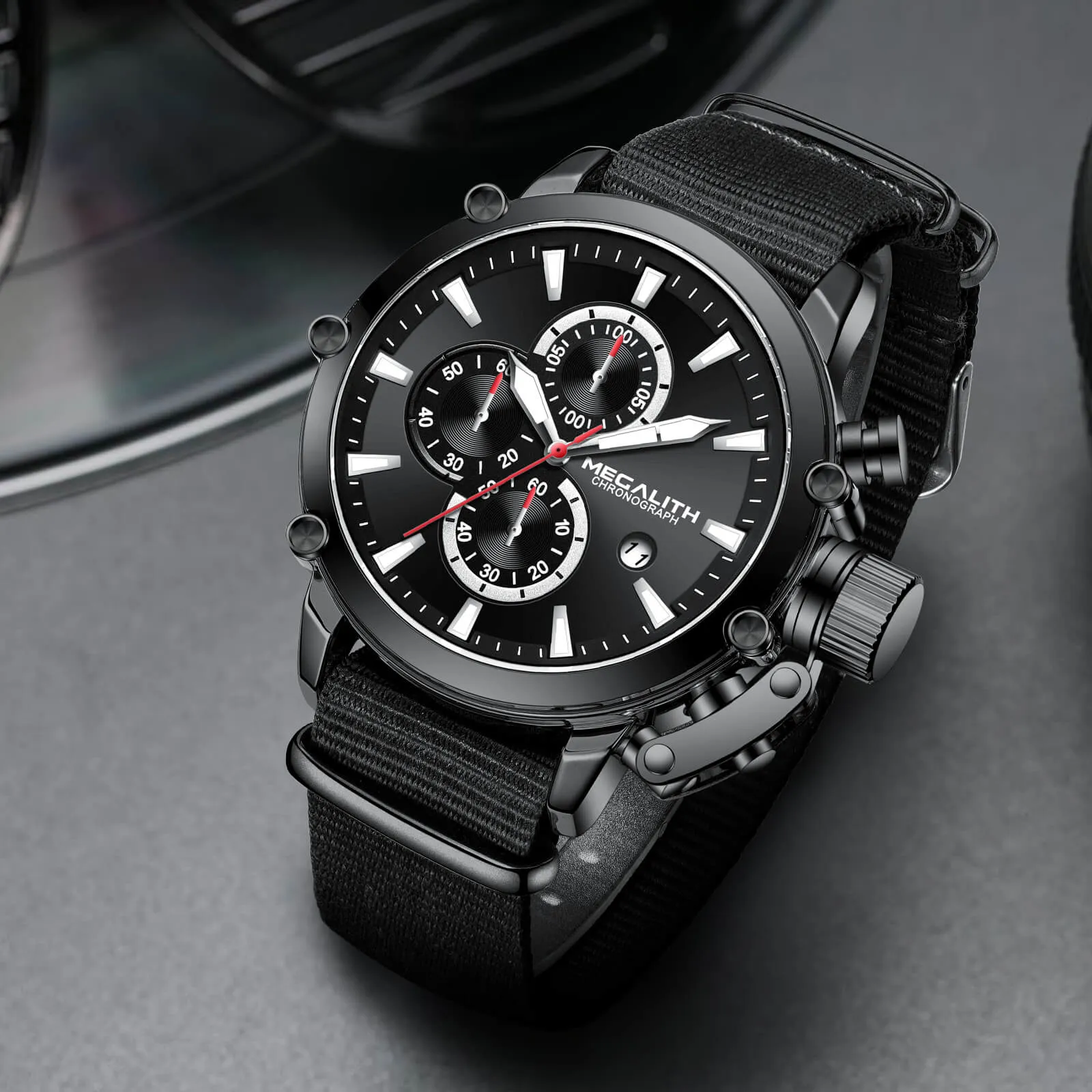 Chronograph Watch | Nylon Band | 8262M