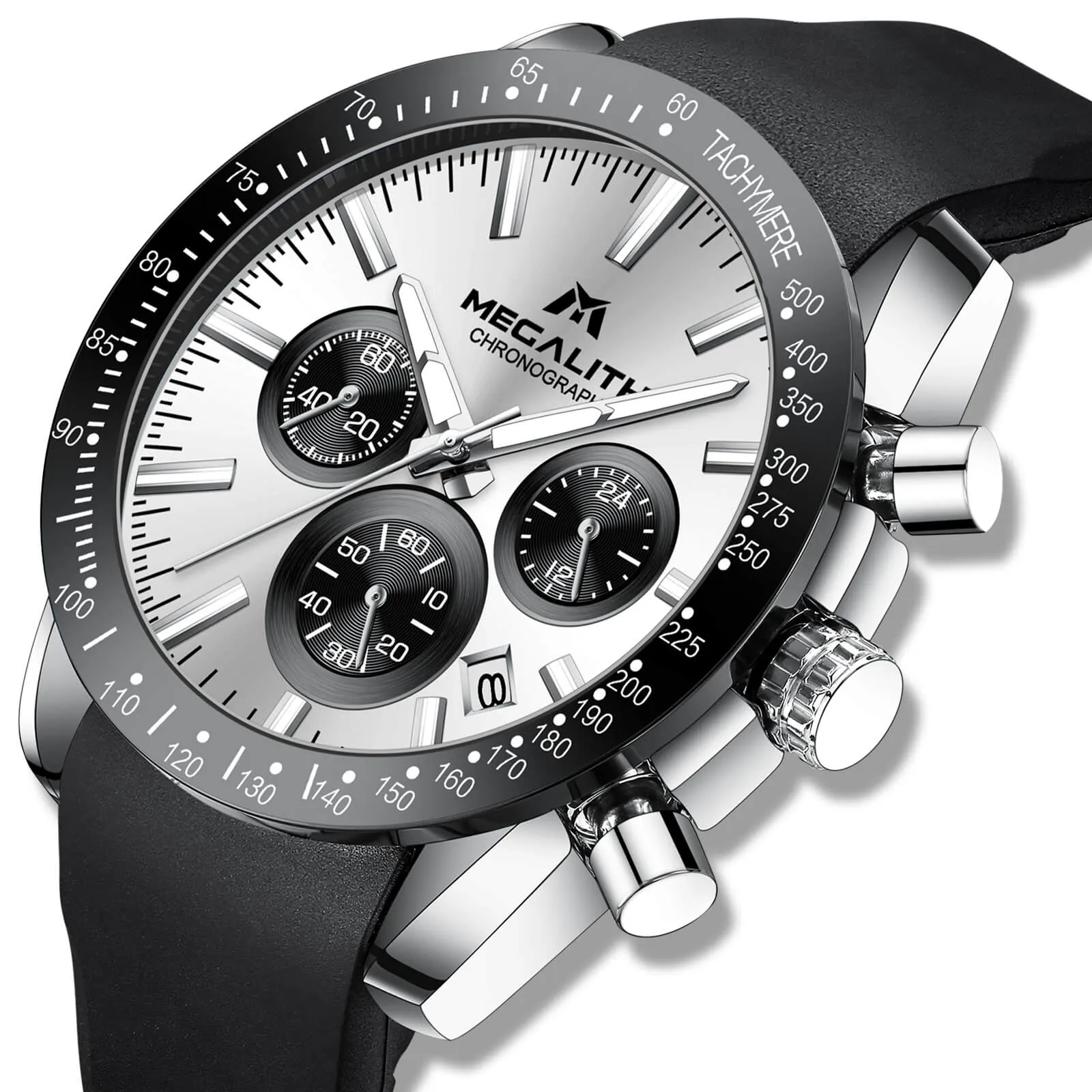 Chronograph Watch | Rubber Band | 8270M