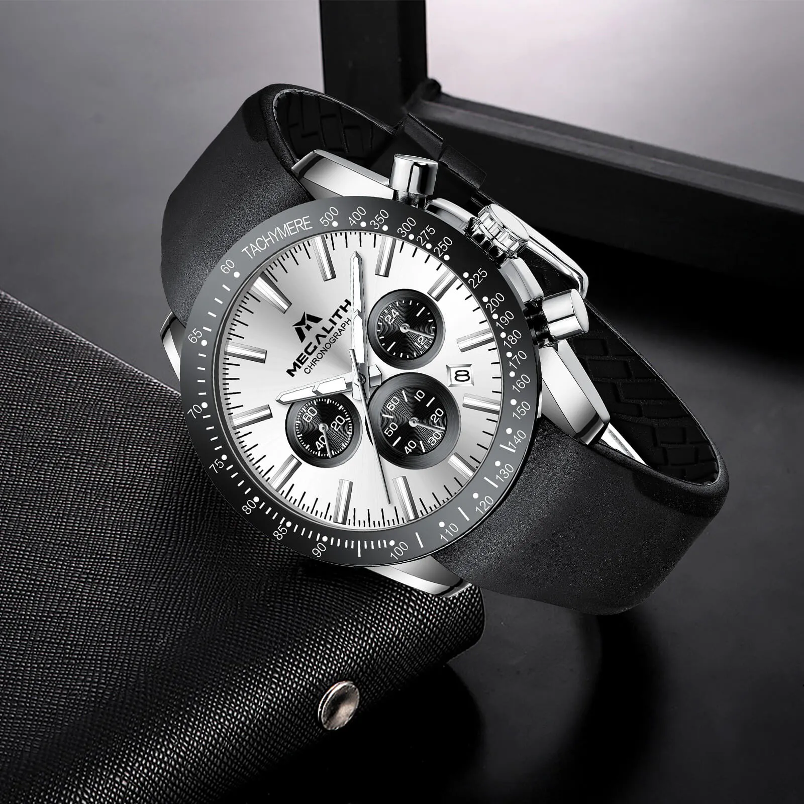 Chronograph Watch | Rubber Band | 8270M