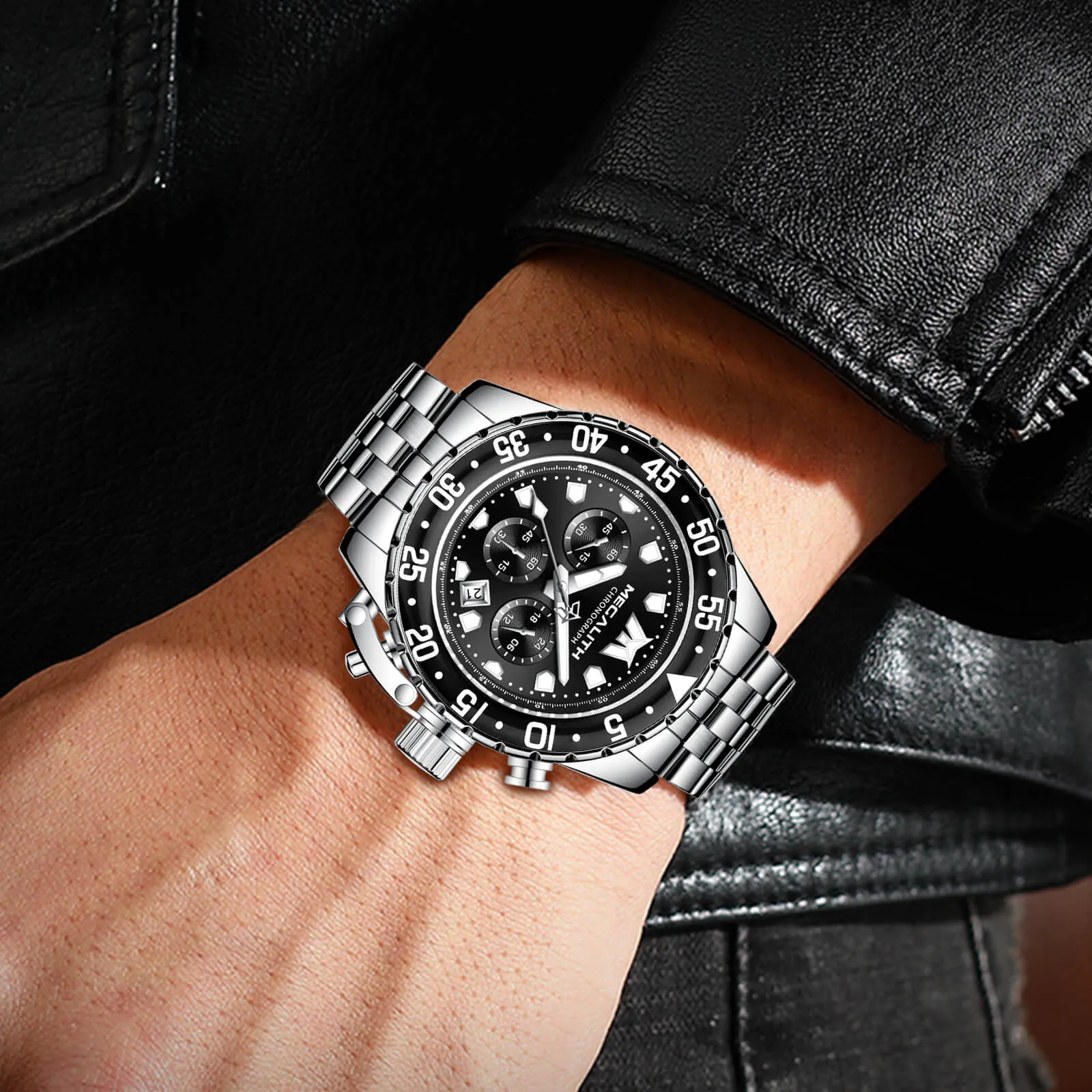 Chronograph Watch | Stainless Steel Band | 8260M