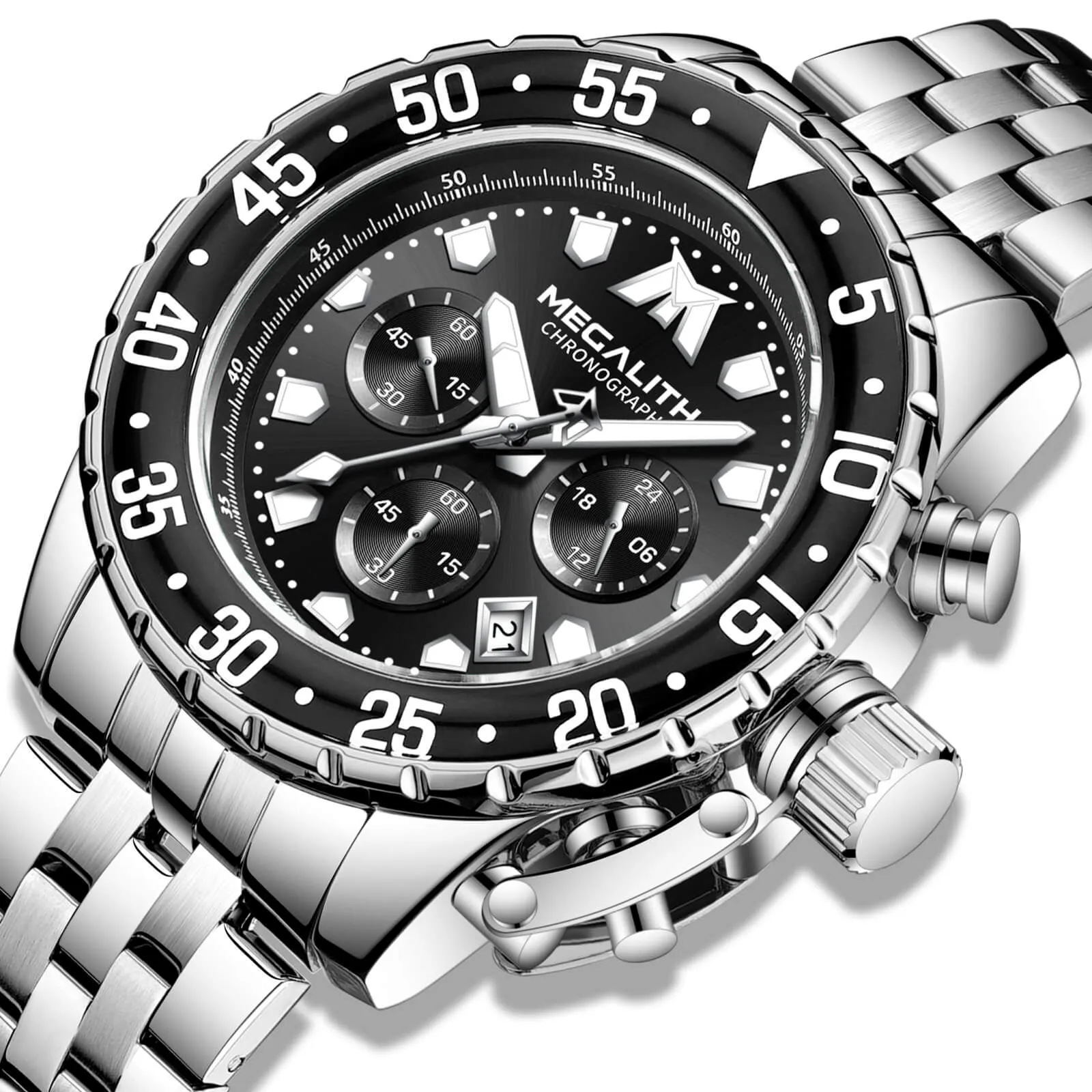 Chronograph Watch | Stainless Steel Band | 8260M