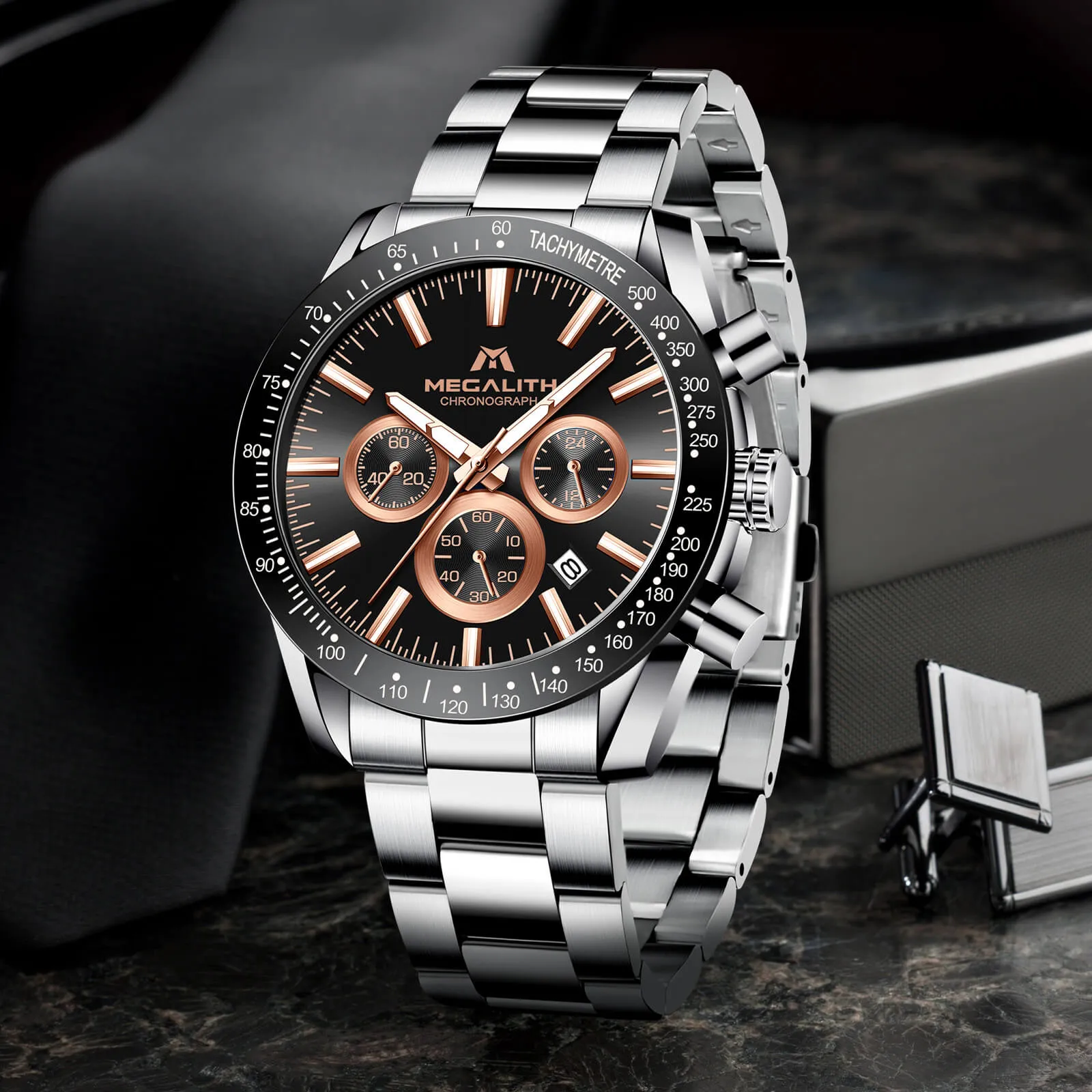 Chronograph Watch | Stainless Steel Band | 8270M