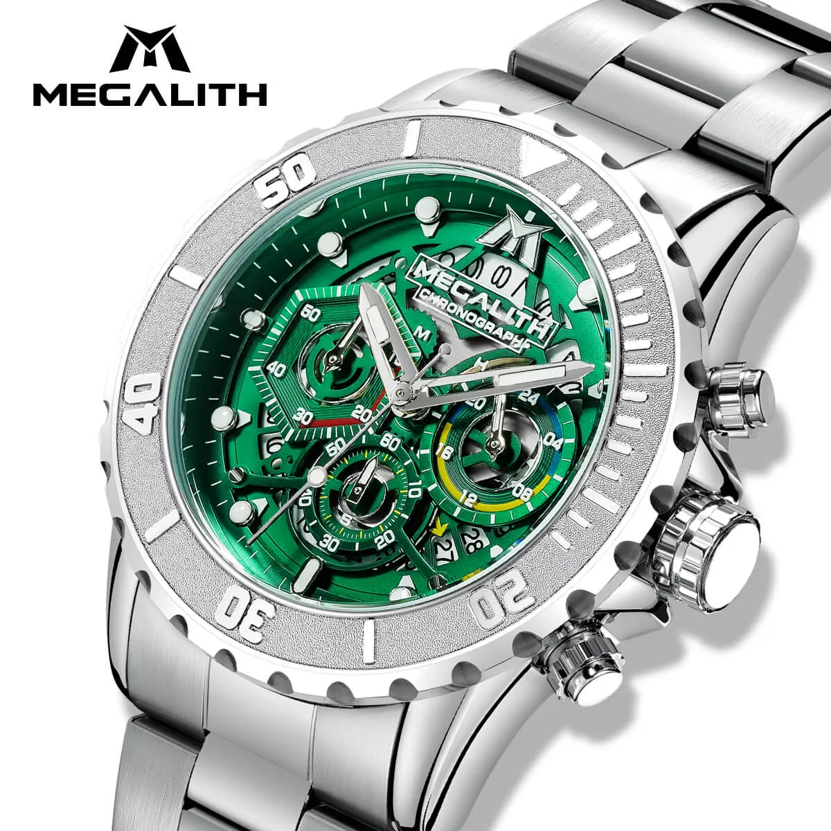 Chronograph Watch | Stainless Steel Band | 8288M