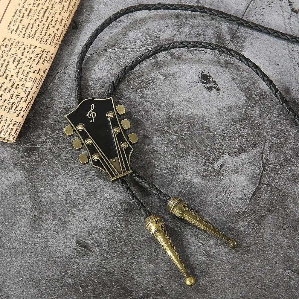 Country Guitar Bolo Tie